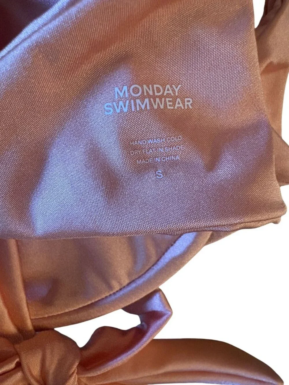 MONDAY Swimwear Cala Roja Bikini Top in Sun Kissed